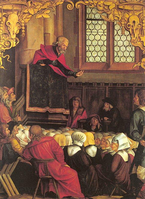 Hans Suss von Kulmbach The Sermon of St.Peter Spain oil painting art